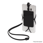 Silicone Lanyard With Phone Holder & Wallet