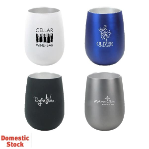 Halcyon® 12 oz. Stainless Steel Wine Glass