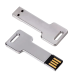 1 GB Silver Key USB 2.0 Flash Drive